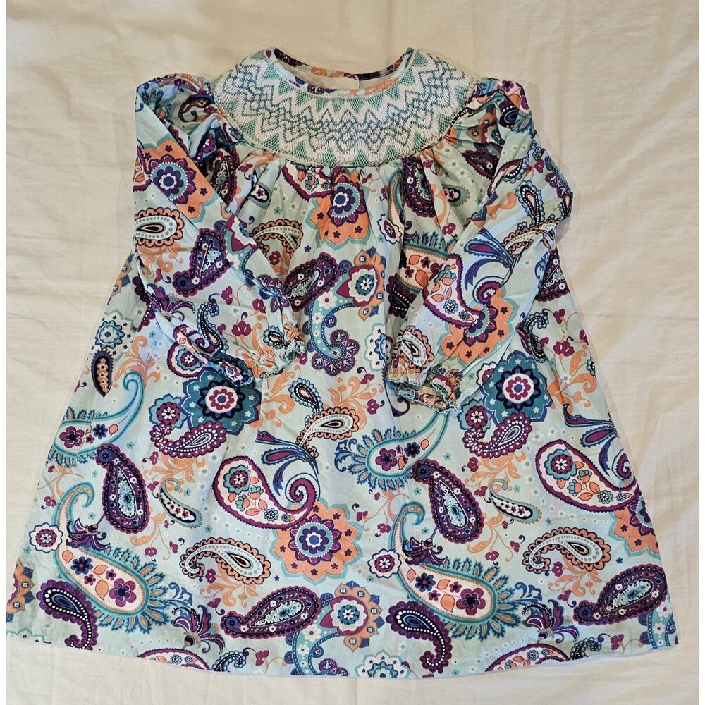 Marmellata Smocked Lined Dress Size 3T